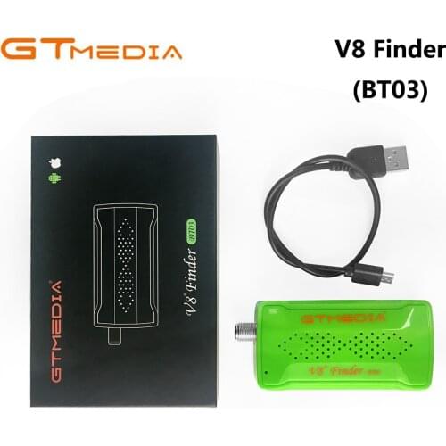 GTMEDIA V8 Finder BT03 Mini Satfinder Bluetooth DVB-S2 Satellite Finder Meter With Android System App Upgrade from Freesat BT01