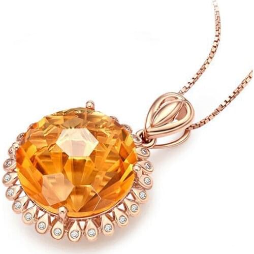 MENGYI Luxury Crystal S9 2 5 9 2 5 Pendant Necklace Jewelry Gold Color Trendy Flower For Women Party Dropshipping Wholesale