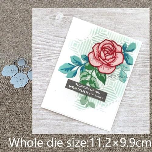 XLDesign Craft Metal Cutting Dies stencil mold flower leaves decoration scrapbook Album Paper Card Craft Embossing die cuts