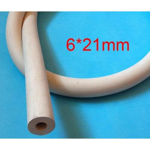 New 6mm ID 21mm OD rubber RU vacuum tube,Draw vacuum hose Resistance to negative pressure tubing.thick walled tube thick walled