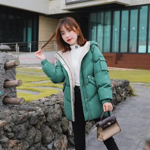 Down jacket women 2020 Winter new fashion down cotton-padded jacket coat clothes wet winter coat women parkas female ZJP1910