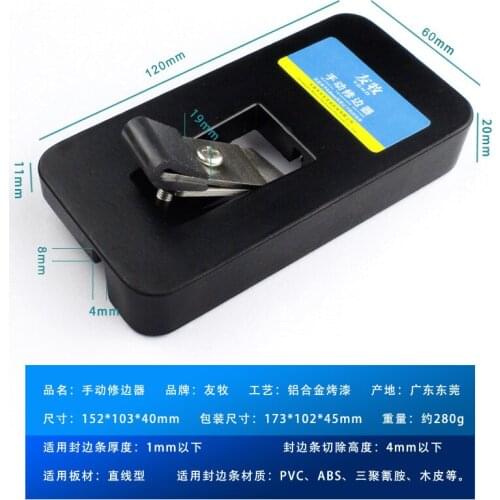 For Woodworking Hand Manual End Trimmer Cutting Device Cut Edge Banding Sealing