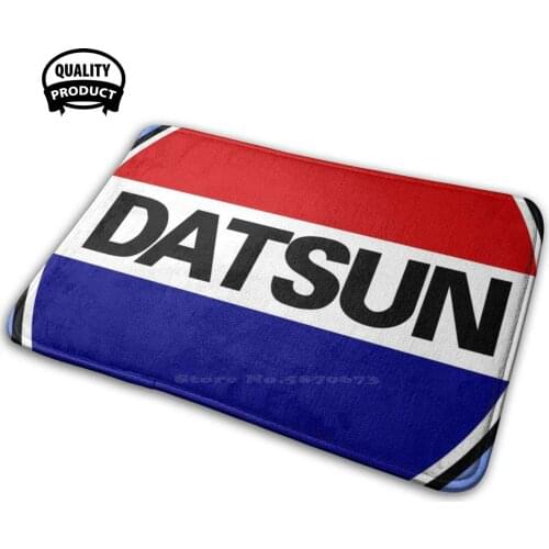 Datsun Logo Comfortable Door Mat Rug Carpet Cushion Datsun Nissan Datto Jdm Japanese Car Racing Datsun 1200 Datsun 1600 Jap