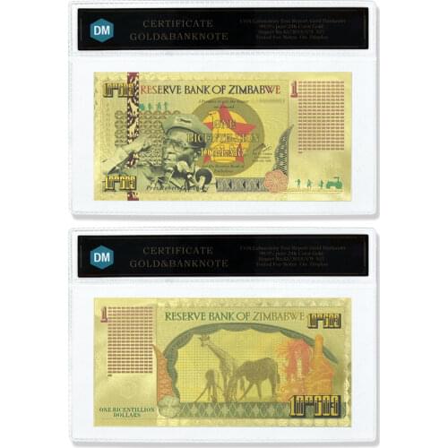 US 24k Gold Banknote 1928 Edition 20 Dollars Banknote World Fake Money Colorful Artwork for Collections and Gifts with COA