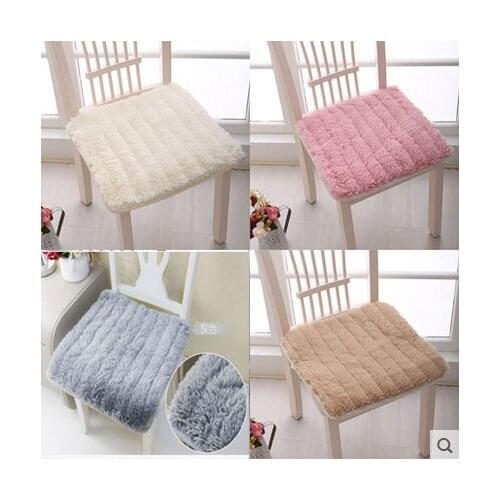 Winter Plush chair cushion office car cushion student computer cushion antiskid Internet bar dining chair cushion
