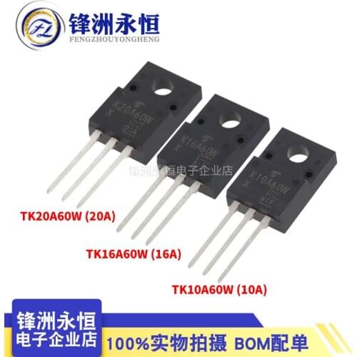 10pcs TK10A60W TK16A60W TK20A60W 10A-20A600V MOS Field Effect Transistor TO220F