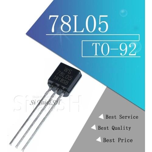 100PCS 78L05 78L06 78L08 78L09 78L12 78L15 TO-92 TO92 TRANSISTOR