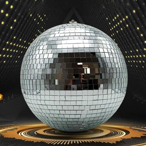 12 Pcs Mirror Disco Ball Diameter 3cm Silver Hanging Party Disco Ball For Party DJ Light Effect Home Decorations Stage Props