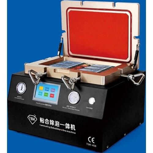 TBK408 Vacuum frame laminating machine air bubble remover 2 in 1 touch screen repair machine bubble adhesive remover machine lcd