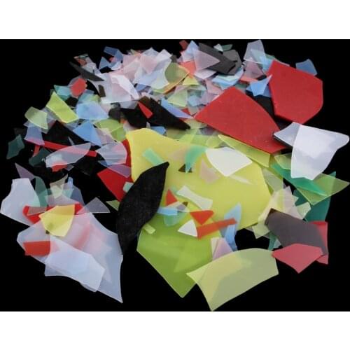 28g Fusible Glass Shards Color Mix COE 90 Fusing Glass Jewelry DIY Art Supplies