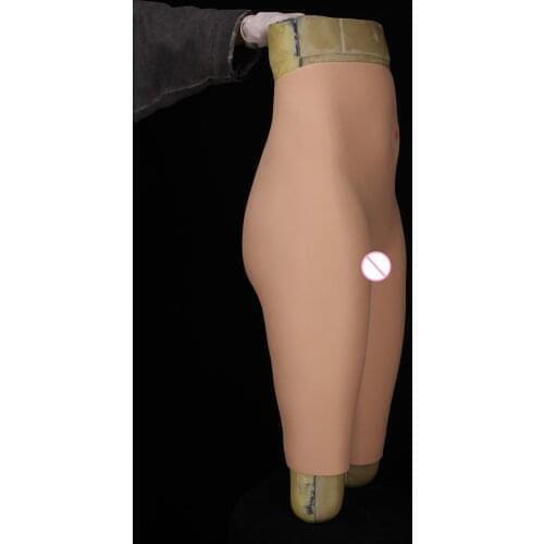 7G Upgrade L Fake Shorts Silicone Realistic Vagina Panties Lift Hip Artificial Sex Shemale Crossdresser Pussy Pants Transgender