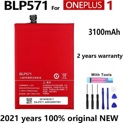 100% Original BLP571 Battery For OPPO For Oneplus One 1+ One plus Oneplus One Plus 64GB 16GB Battery with tools +tracking number