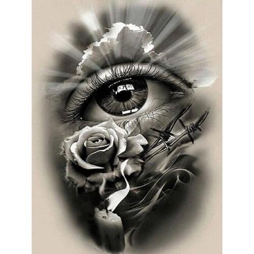 Diamond Painting Diamond embroidery 5d diy full square beautiful rose eyes Diamond mosaic diamond paint daimond painting