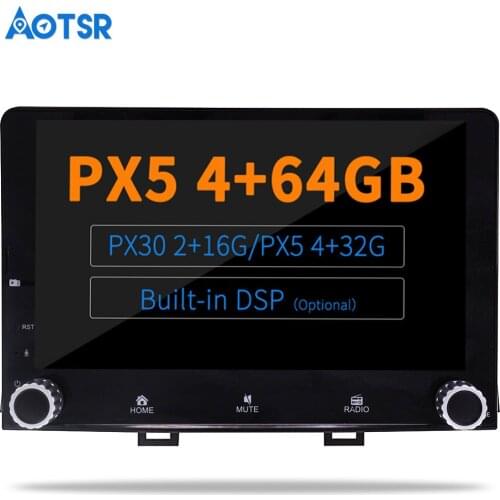 AOTSR Android 9.0 / 10.0 DSP Radio For KIA RIO 2017 2018 Car GPS Navigation 2 Din Bluetooth Player Car Dashboard