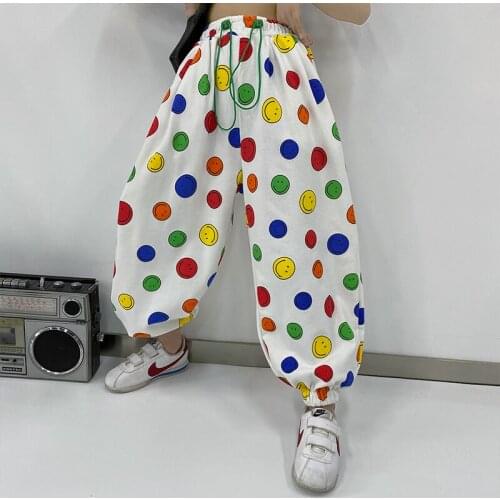 Boys and Girls Guard Pants Spring New Korean Version of The Big Childrens Loose Harem Pants All-match Casual Pants Kids Clothes