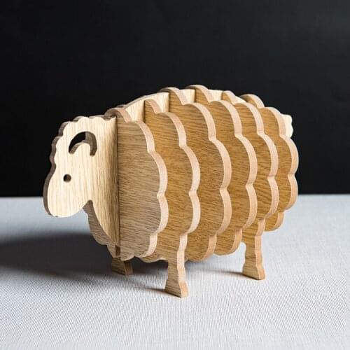 Wooden Table Mat Coaster Anti-skid Insulation Mat Anti-scalding Pot Mat Plate Mat Bowl Mat Home Heat-resistant Kitchen Place Mat