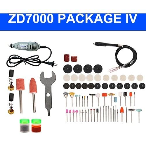 ZD700 Electric Engraving Machine Set 130w Mini Drill Electric Rotary Tool Mini Grinding Drilling Cutting Polishing Machine