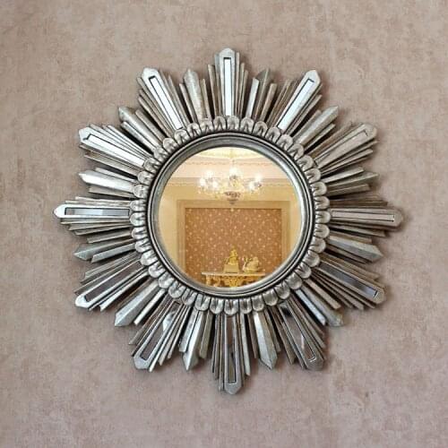 European Wall Hanging Mirror Sunglasses Mirrors Background Walls Hotel Villas antique decorate Mirrors bathroom sinks Mirrors