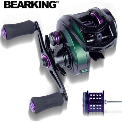 BEARKING Baitcasting Reel 9+1BB 8KG Max Drag 8.1:1 High Speed Fishing Reel Reinforced Reel Drag Reel Carp Drag Reel Fishing