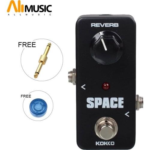 KOKKO FRB2 Mini Space Pedal Full Reverb Effect Pedal Portable Guitar Effect Pedal With Gold Straight Connector