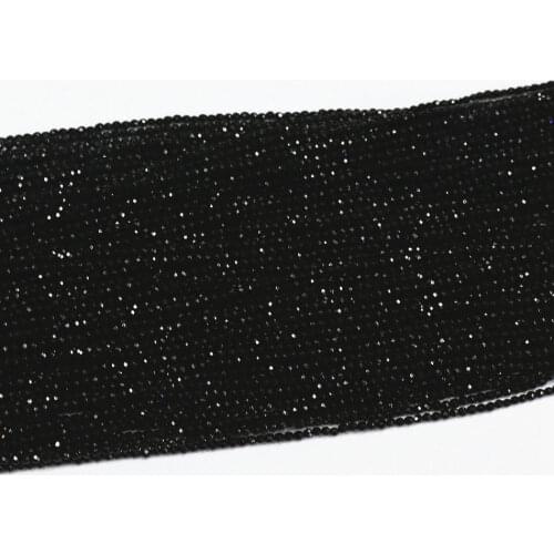 Multisize natural black agat carnelian stone onyx 2mm 3mm hot round faceted beads diy jewelry 15" B468