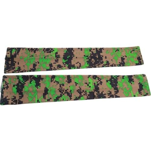 Arm Sleeve For Sun Protection Arm Warmer Half Finger Camouflage Print Golf Cycling Long Gloves Running Arm Sleeves