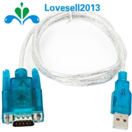 New CH340 USB to RS232 COM Port Serial PDA 9 pin DB9 Cable Adapter Support Windows7 Wholesale
