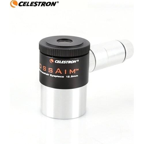 Celestron Cross Illuminated Eyepiece 12.5mmLED Red Light Controllable Astronomical Telescope Accessories 1.25 Inch HD High Power