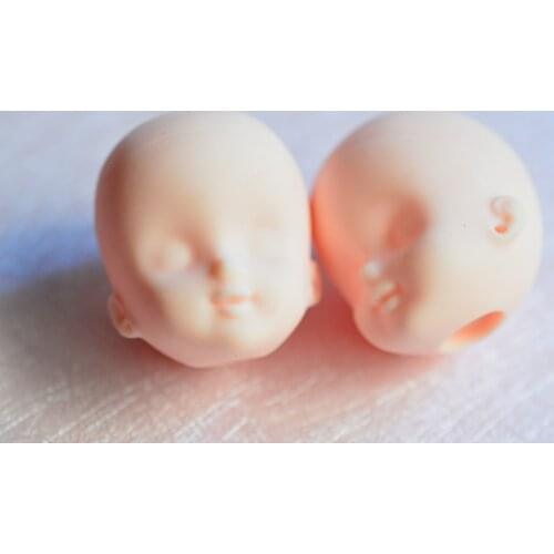 Original Cute Licca Doll Head Girl Doll Head Makeup Diy Toy Children Birthday Gift