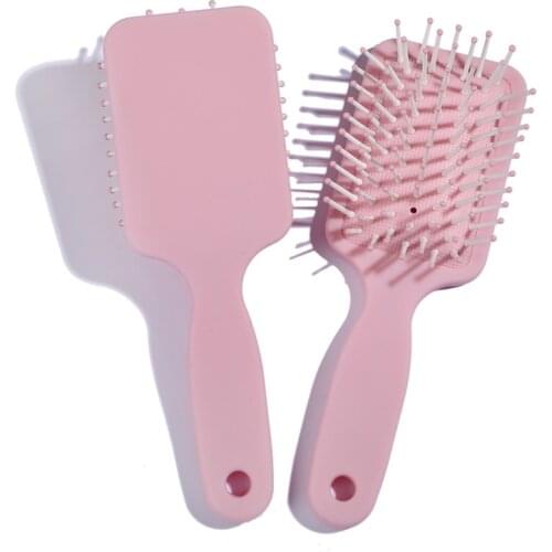 Hair Comb Candy Color Detangling Hair Brush Salon Hairdressing Straight Curly Hair Comb Airbag Paddle Brush Cushion Hair Brush