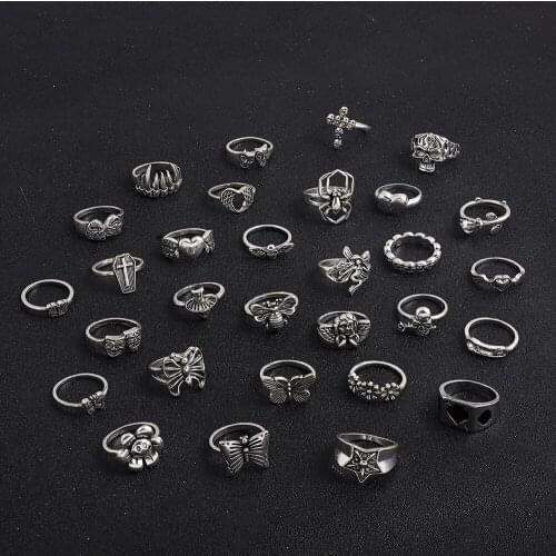 SLOONGJEWELRY Women's Silver Rings