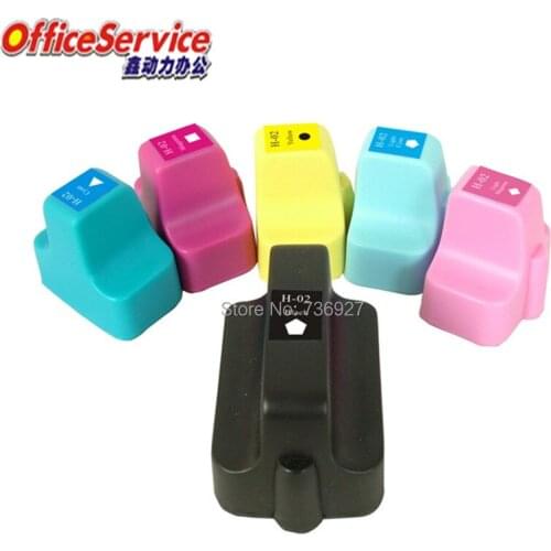 Compatible ink cartridge For HP 02 hp02, For C5180 C6180 C7280 C8180 D6160 D7160 D7260 D7360 D7460 D7300 D7100 D6100 printer