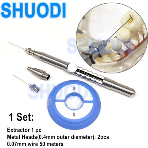1 set Dentist Instrument Tool Dental Root Canal Restoration Holder Tool Root Canal File Extractor