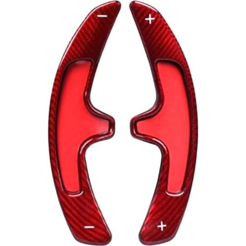 Car Steering Wheel Gear Lever Carbon Fiber Extension Cover for Porsche Boxster Turbo 987 997 991 958 Carrera PDK