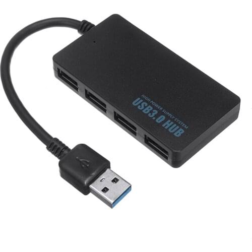 USB3.0 HUB With Power Supply Interface Multi 4 Port Expansion Adapter for PC Laptop External 4 Ports Adapter Splitter Converter