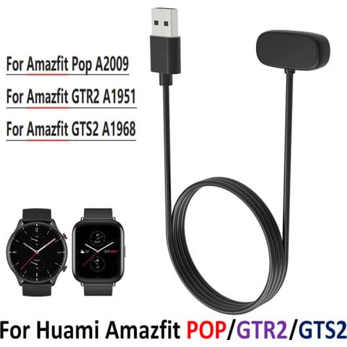 Charging Fast Charger usb Cable For Xiaomi huami Amazfit Pop/GTR2 Watch Data Cradle adapter Charging For Amazfit GTS2 Charger