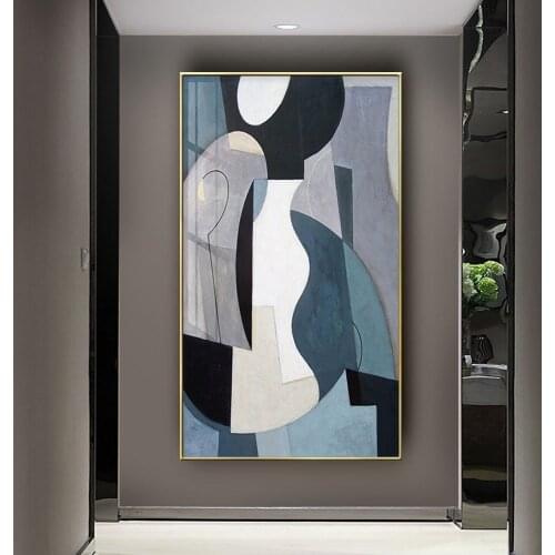 100% Handmade Abstract Canvas Art Wassily Kandinsky Wall Pictures For Living Room Bedroom Modern Painting Home Decor No Frame