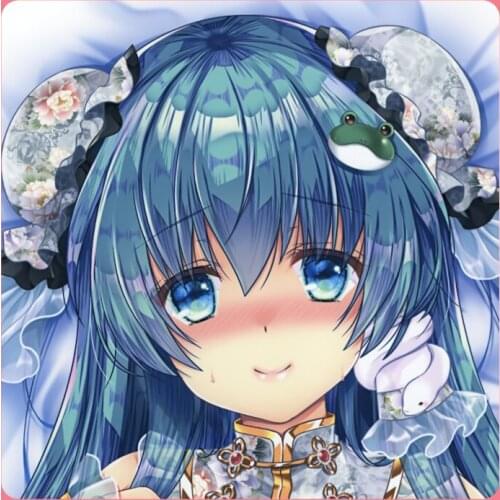 2022 Anime Touhou Project Kochiya Sanae Cosplay Dakimakura 2WAY Hugging Body Pillow Case Otaku Pillow Cushion Cover NEW