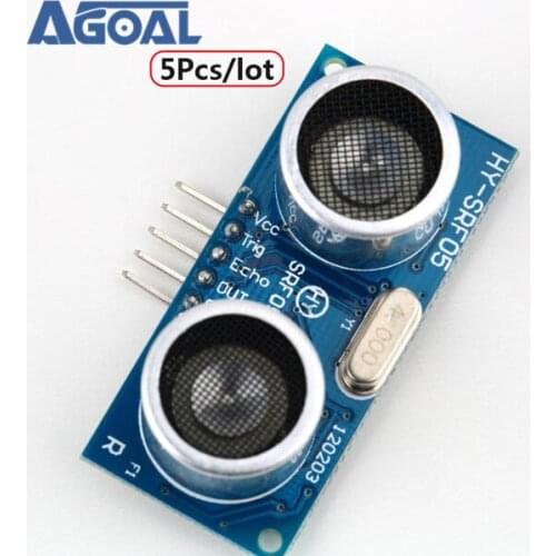 5Pcs/lot DC 5V HY-SRF05 Ultrasonic Distance Sensor Module Measuring Sensor Module Free Shipping