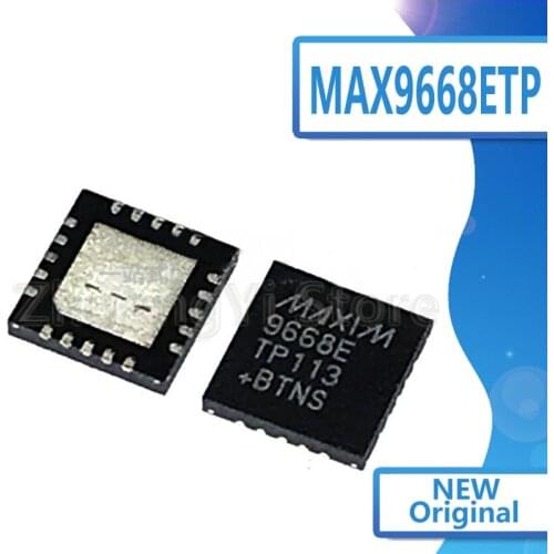 5pcs/lot MAX9668ETP MAX9668E 9668E QFN-20 new original
