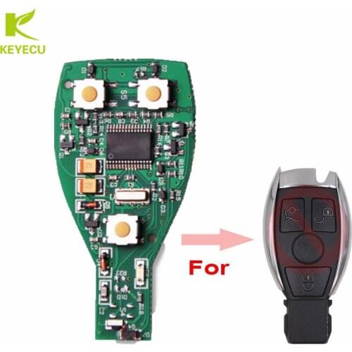KEYECU NEC Remote Board for Benz BGA Smart Key Fob 315Mhz/433MHz (Fits Key Be Opened on Back)