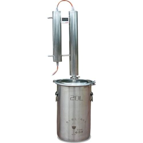 1PC Distillers Self-brewed Wine Fruit Liqueur Distiller Machine 20L 304 Stainless Steel Household Wine Brewing Distiller Machine