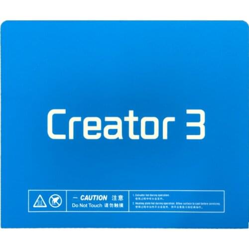 Funssor 5pcs Flashforge Creator3 Build Surface Sheet sticker