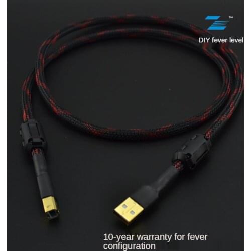 Hifi USB Cable High Quality end Type A to Type B Data Cable For DAC 2.0 A-B Digital audio Canare for pc Hifi DAC Amplifier