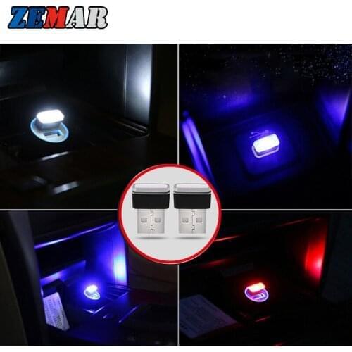 Car Interior Mini LED USB Atmosphere Light for VW Passat B8 B7 B6 B5 CC Volkswagen Polo 6r 9n T5 T4 Golf 4 5 7 v mk4 mk5 mk6 gti