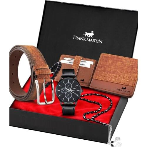 Watch Belt Wallet Card Wallet Gift Set 20-055-t