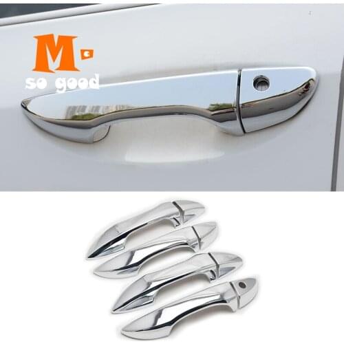 ABS Chrome Door Handle Cover Trim for Toyota Corolla 2014 2015 2016 2017 2018 Altis Left Hand Drive Car Accessories Styling 8pcs