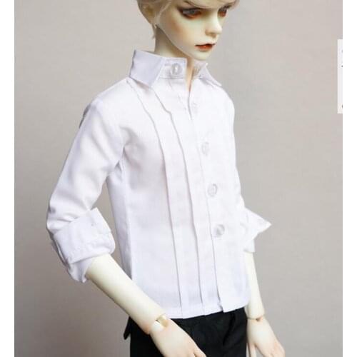 Fashion Uncle BJD SD doll dress white long-sleeved shirt top 1/3 1/4 1/6 one piece free shipping