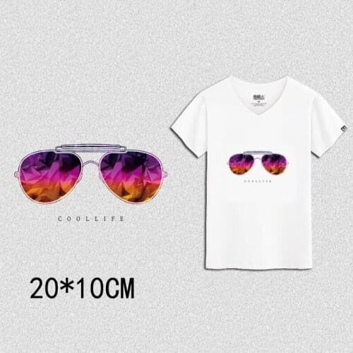 Fashion Patches Hot Heat Transfer Letter Cloth Printing Sticker DIY Iron On Clothing Bag Shoes Customization Logo