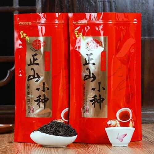 New Tea Wuyishan Lapsang Souchong Black-Tea 250g Small Bubble Tea Bag Wholesale Nectar Fragrant Plum Zhanke Tea